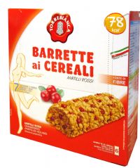 Immagine: BARRETTE CEREALI MIRTILLI ROSSI G.126