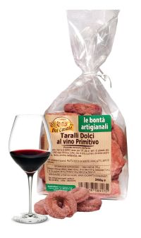 Immagine: TARALLI DOLCI AL VINO PRIMITIVO G.250